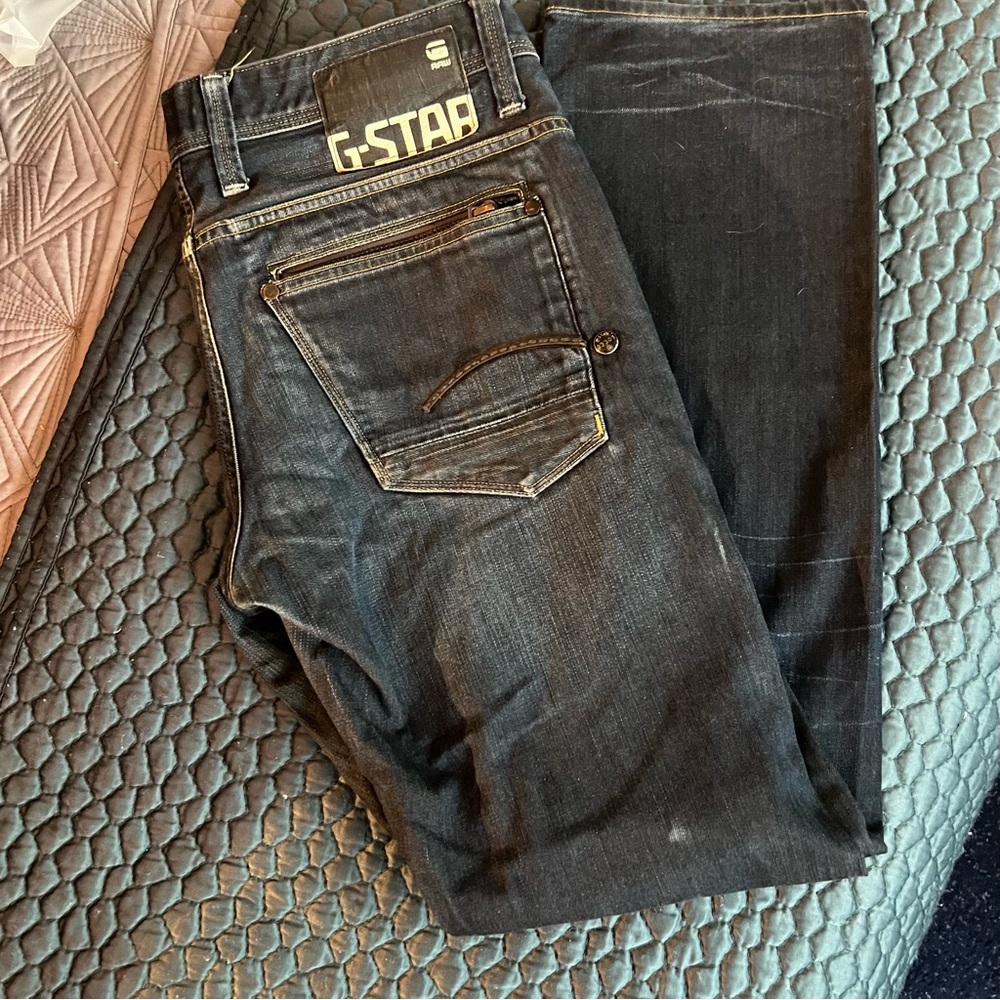G-Star raw denim. 34 32 jeans - Great Condition G Star 3301 - Picture 2 of 8